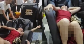 Suýt mất mạng vì ngồi ghế massage trong siêu thị