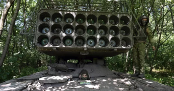 Nga phóng tên lửa nhiệt áp Tosochka ở Ukraine