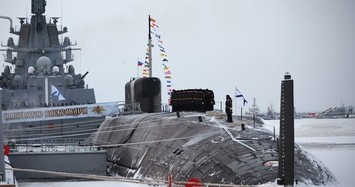 Xem 2 tàu ngầm hạt nhân vô song Nga vừa ra mắt