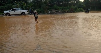 Viwaco lại gặp sự cố vỡ đường ống nước sông Đà, Hà Nội bị cắt nước