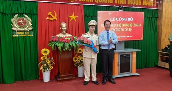 Chân dung Trung tá Ngô Đức Thắng vừa được bổ nhiệm Phó giám đốc Công an Vĩnh Long