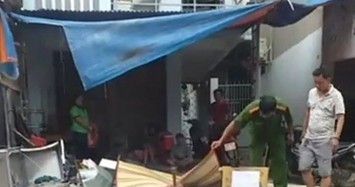 Trụ điện ngã đè chết người đàn ông đang đi xe máy ở Đồng Nai