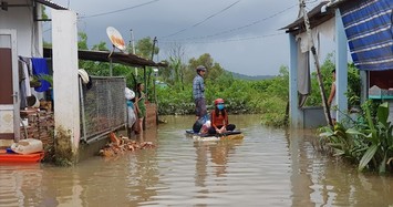 Trận ngập lụt lịch sử vừa qua ở Phú Quốc. Ảnh Tiền Phong