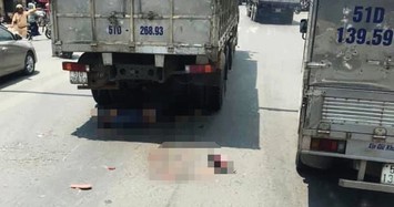 Đôi nam nữ tử vong thương tâm sau va chạm với xe tải ở Sài Gòn