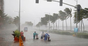 Miền Trung mưa rất to, bão số 5 đang tăng tốc vào Bình Định-Khánh Hòa