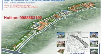Công ty Kim Tơ bị phạt gần 1 tỷ đồng vì xây dựng trái phép tại dự án Bình Châu Green Garden Villa 