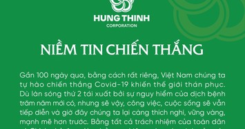 Tập đoàn bất động sản Hưng Thịnh ủng hộ 20 tỷ chống COVID-19