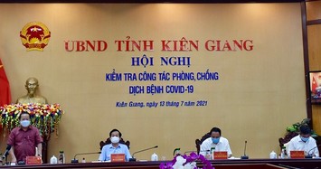 Giãn cách xã hội toàn tỉnh Kiên Giang trong 17 ngày