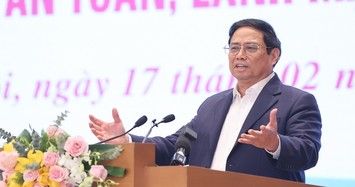 Thủ tướng Phạm Minh Chính chủ trì hội nghị ngày 17/2. Ảnh: Báo Chính phủ 