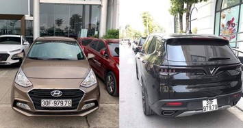 VinFast Lux và Hyundai Grand i10 trùng biển 'Thần Tài': Xe nào mang biển giả?