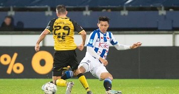 Clip những pha chạm bóng đầu tiên của Văn Hậu trong trận ra mắt đội 1 Heerenveen 
