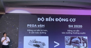 Pega bất ngờ đổi tên xe nhái SH thành 'siêu xe điện'