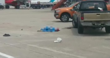 Xe bán tải tông chết nữ nhân viên vệ sinh trong sân bay Nội Bài