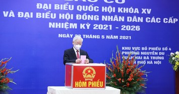 Tổng Bí thư Nguyễn Phú Trọng: ‘Tôi tin chắc rằng cuộc bầu cử lần này thành công tốt đẹp’