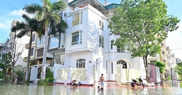 Cận cảnh hàng trăm căn biệt thự triệu đô ngập trong nước ở Quảng Ninh