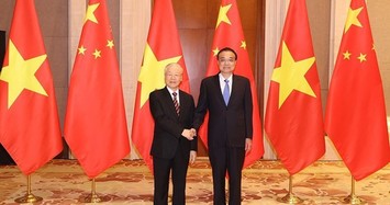 Tổng Bí thư Nguyễn Phú Trọng hội kiến Thủ tướng Trung Quốc Lý Khắc Cường