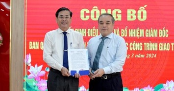 Ban Giao thông tỉnh Quảng Ngãi có giám đốc mới sau khi giám đốc cũ bị bắt