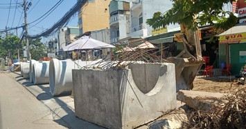 TP HCM: Cận cảnh công trình mở rộng đường Dương Quảng Hàm, quận Gò Vấp