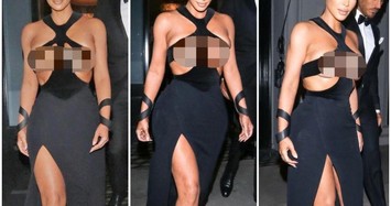 Kim Kardashian với những trang phục hớ hênh phản cảm