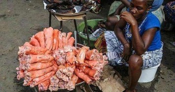 Chợ châu Phi với những món ăn kinh dị bạn dám thử?
