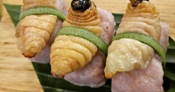 Độc lạ món sushi đuông dừa ở Malaysia
