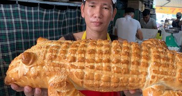 Bánh mì cá sấu khổng lồ có gì đặc biệt mà gây sốt mạng xã hội?