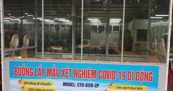Bên trong buồng lấy mẫu xét nghiệm COVID-19 di động “made in Việt Nam“