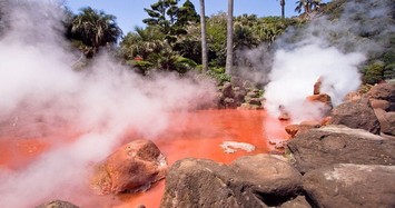 Suối nước 'địa ngục máu' ở Nhật Bản có bí mật gì?