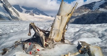 Phát hiện loạt hài cốt khi sông băng tan chảy trên đỉnh Alps