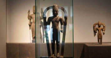 Biết gì về tượng Bồ tát 1.300 tuổi hình nam giới ở Trà Vinh?