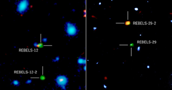 Bắt được hình ảnh 13 tỷ năm trước của 2 thiên hà đầu tiên trong vũ trụ