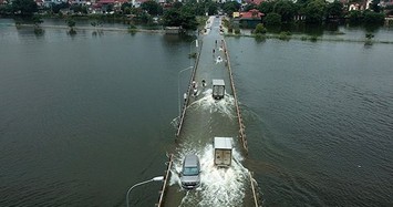Hà Nội ngập lụt: Nhiều tuyến đường liên xã vẫn bị chia cắt