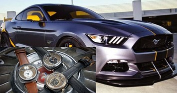 Phế liệu xe Ford Mustang chế đồng hồ hạng sang 34 triệu