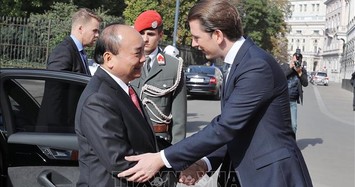 Lễ đón chính thức Thủ tướng Nguyễn Xuân Phúc thăm Áo