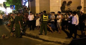 Ảnh: Hiện trường người phụ nữ bị xe tải cán tử vong ở Hà Nội