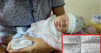 Bé gái mới sinh bị bỏ rơi cùng lá thư đáng trách của người mẹ