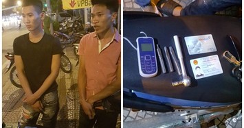 Đang đi “kiếm ăn”, hai đạo chích bị cảnh sát 141 HN bắt giữ