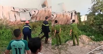 Cháy xưởng đồ gỗ 300m2 ở Hà Nội, người dân tháo chạy tán loạn