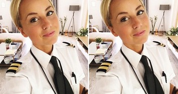 Nữ phi công phải đóng tài khoản Instagram vì quá xinh đẹp