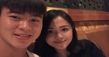 Bạn gái xinh đẹp là chỗ dựa tinh thần của Duy Mạnh U23 Việt Nam