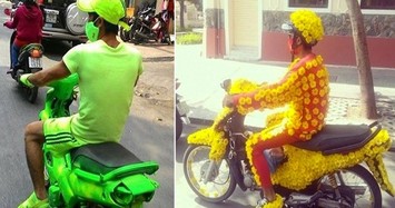 Cười nứt rốn với trang phục ra đường quái chiêu của dân Việt