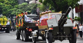 Đoàn xe tiễn Chủ tịch nước Trần Đại Quang về với đất mẹ