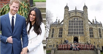 Bên trong lâu đài cổ sắp diễn ra đám cưới Hoàng tử Harry