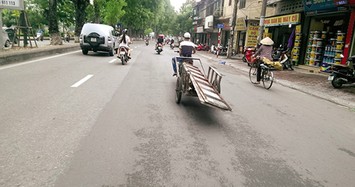 Xe tự chế "náo loạn" đường phố Hà Nội