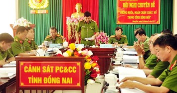 Sáp nhập các đơn vị, Công an tỉnh Đồng Nai có 8 PGĐ