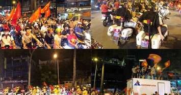 U23 Việt Nam chiến thắng: Cảnh sát TP HCM trắng đêm... “xuống đường” 