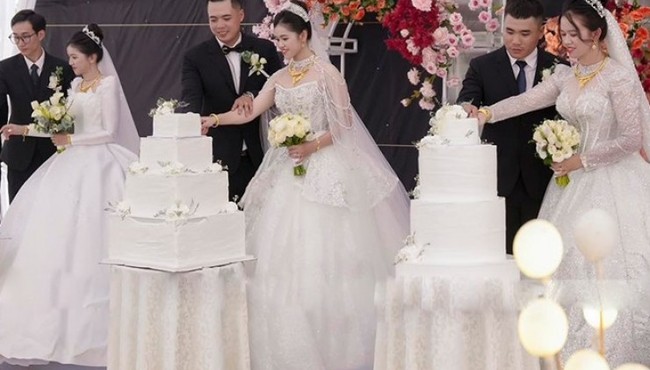 Lâm Đồng: Ba chị em gái cưới cùng một ngày vì lý do đặc biệt