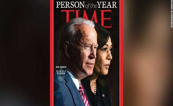 Tờ TIME vinh danh ông Biden và bà Harris là Nhân vật của năm 2020