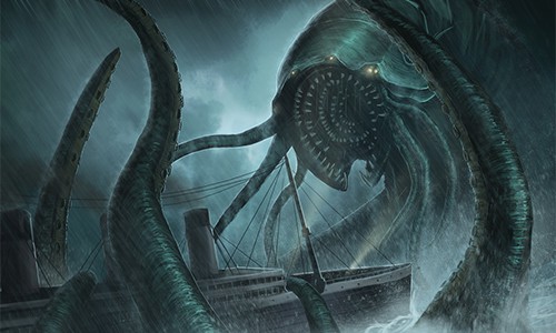 Quái vật biển khổng lồ Kraken nuốt trọn tàu thuyền trong nháy mắt 