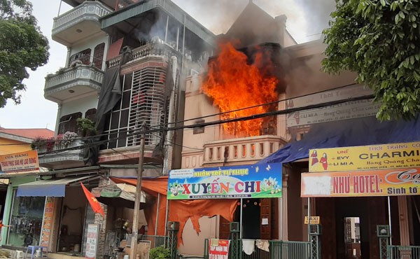 Cháy lớn trường mầm non ở Bắc Hà, Lào Cai, nghi do chập điện